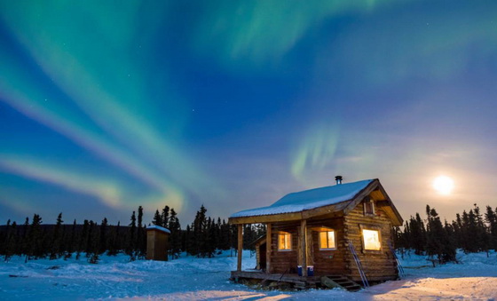 “极光自由家”阿拉斯加2023-2024北极光季 | 费尔班克斯北极光观测木屋_封面图片_